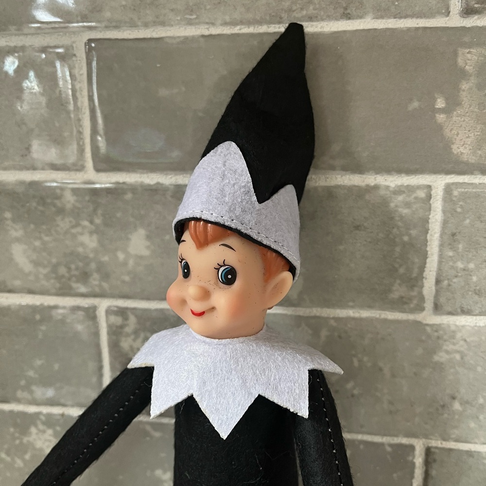 Black Elf Doll, Christmas Cadets Posable Holiday Elves